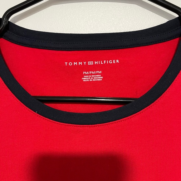 Tommy Hilfiger Red Dress with Black Trim - Picture 3 of 6